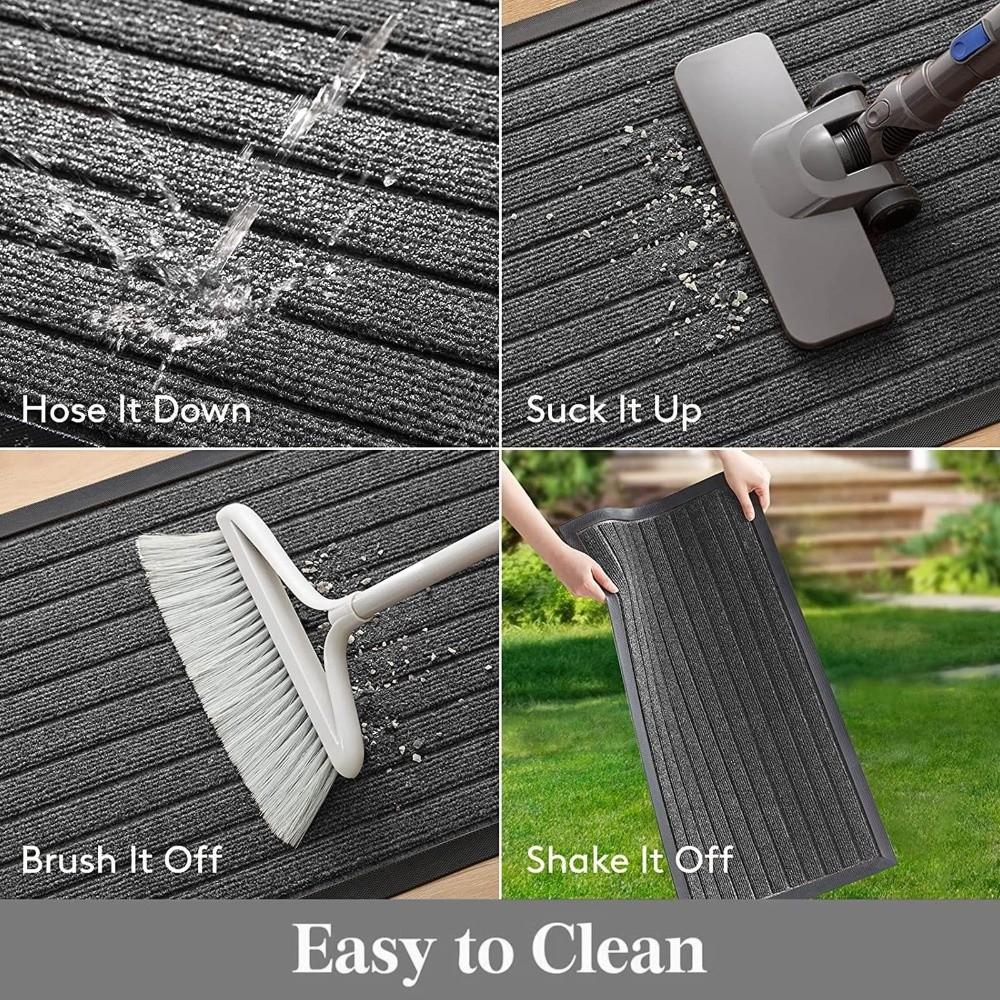 Super Saugfähige Rutschfeste Fußmatte Gummi Waschbare Fußmatte Neuer Eingangsteppich Haustür