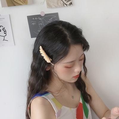 2 Pezzi Moda Squisite Fermagli Dorati a Foglia per Capelli per Donne Ragazze Accessori per Capelli da Festa