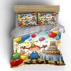 "Kids Party Balloons Bedding" Bedding Duvet Cover Set Duvet Cover Pillowcases (1 * Duvet Cover 2 * Pillowcases, Without Duvet Insert)
