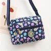 Floral Oxford Cloth Crossbody Bag for Women - Versatile Canvas Bag for Moms and Seniors