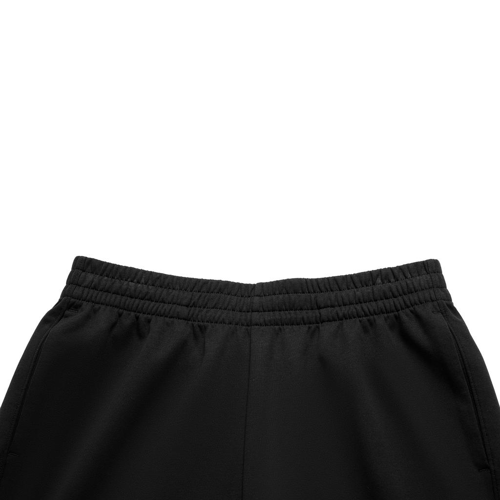 Li Ning Sports Lifestyle Series Solid Color Comfortable Moisture Wicking Cuffed Casual Pants Men Bottoms Black AKLU577-1