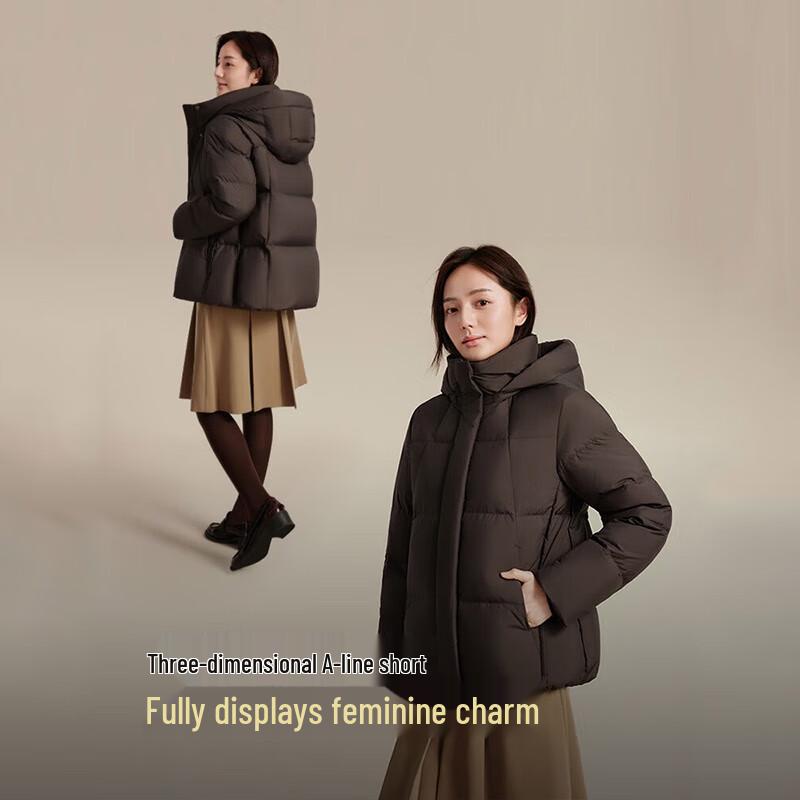 BOSIDENG B250245172 Short Hooded Classic Down Jacket