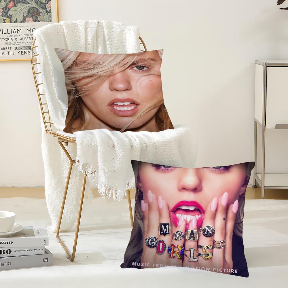 Singer R-Renee Rapp Bite Me Pillow Case Suitable For Bedrooms Living Rooms Cars Home Decoration