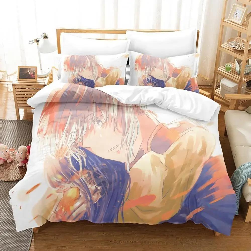 New Ascendance of a Bookworm Bedding Set 3D Print Kawaii Anime Duvet Cover for Adult Kid Bedroom