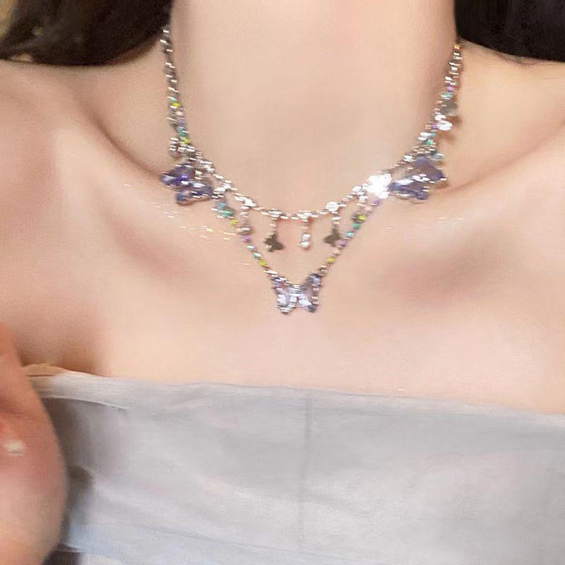 Collier de bonbons Y2K pour femmes et filles, ras du cou mignon et doux, chaîne courte colorée en perles tissées à la main