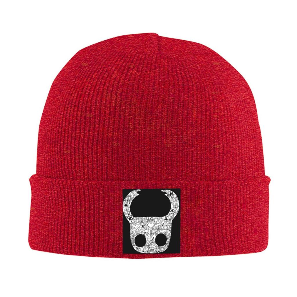 The Hollow Skull Video Game Warm Knitted Cap Hip Hop Bonnet Hat Autumn Winter Outdoor Beanies Hats for Unisex Adult
