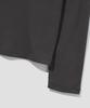 AGOD Soft Henley Neck Long Sleeve [Charcoal]