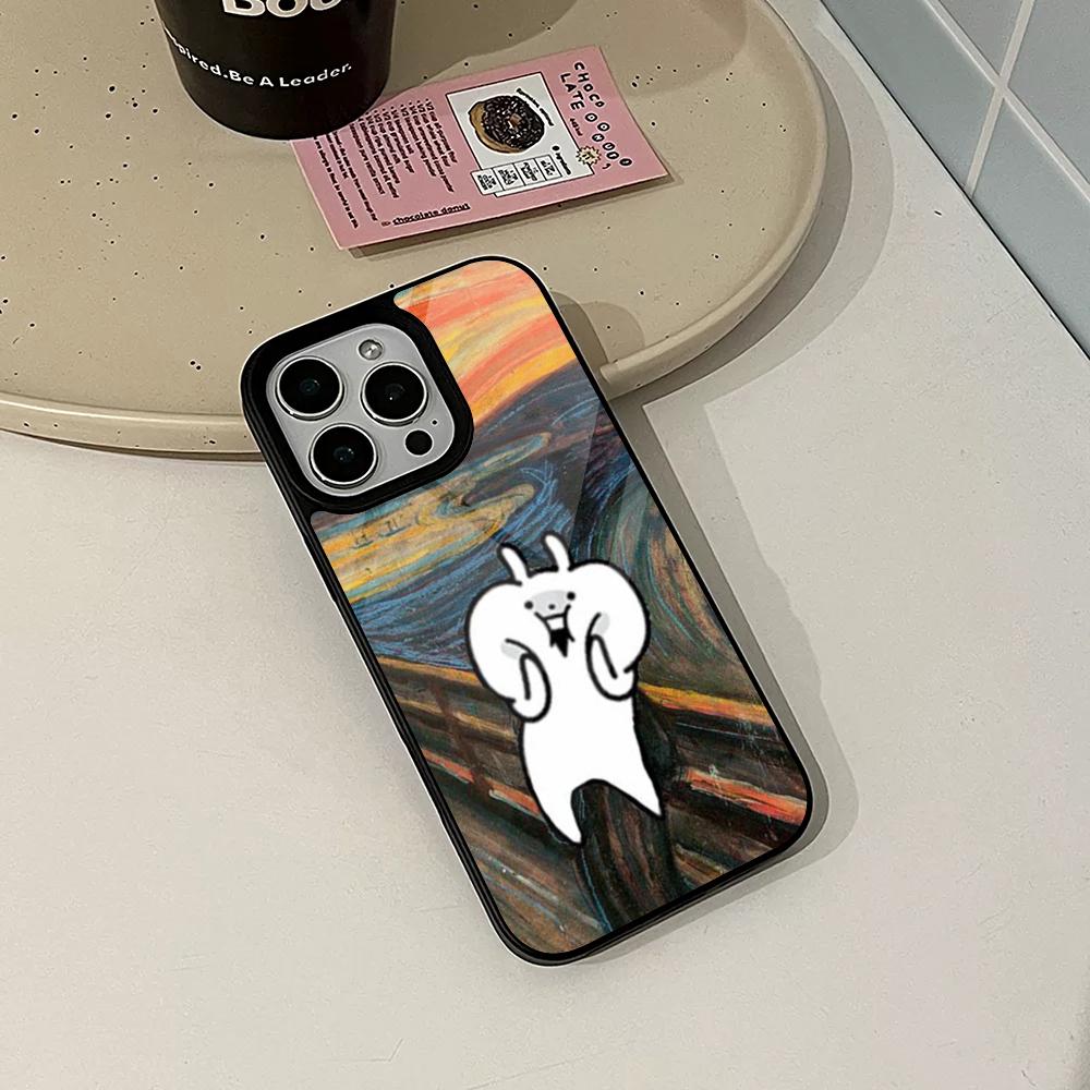 

Usagyuuun Phone Case for Iphone 17 16 15 14 Air 13 12 11 Pro Max Mini Plus Fundas Shell PC+TPU Cover iPhone17 Pro Max
