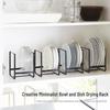Miling Minimalist Carbon Steel Dish Storage Rack
