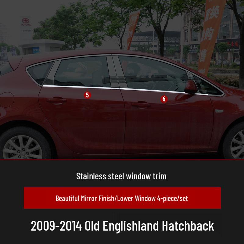 Нержавеющая сталь, боковые молдинги окон и дверей для Buick Excelle XT/GT Standard