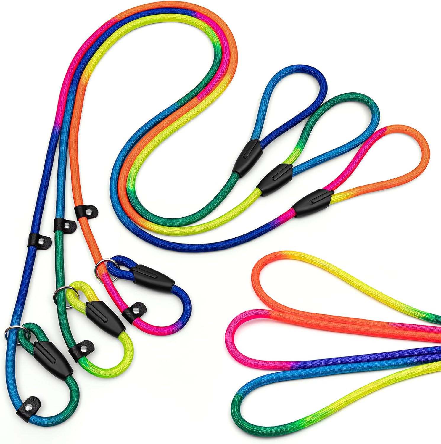 Lead Dog Leash Strong Nylon Rope Leash Dog Training Lead for Small Medium Large Dogs for Pets (White,S) белый
