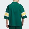Adidas Originals Embroidered Colorblock Polo Shirt With Small Logo Unisex Tops Forest-Green IY7373