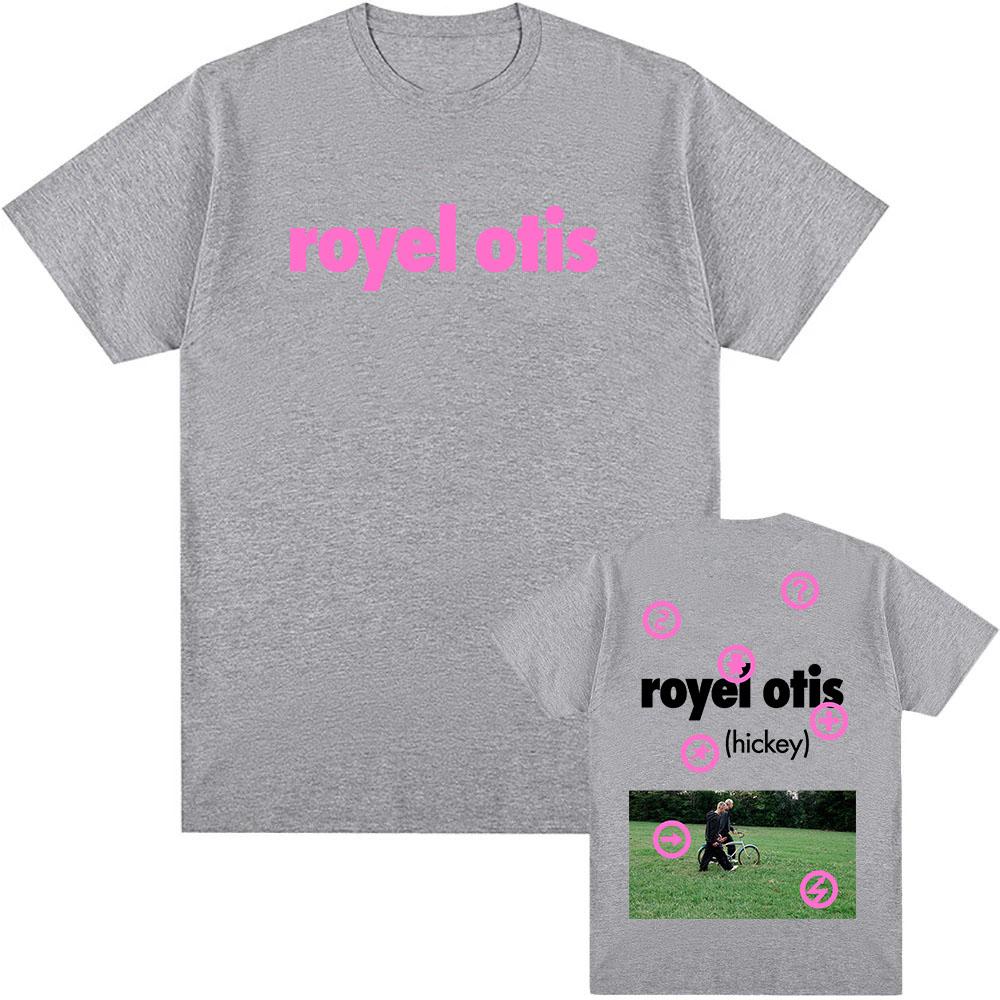 2025 Album Hickey T-shirt Royel Otis Pop Duo Band Tshirts Short Sleeve Summer Unisex Streetwear Casual Fashion Men Women T Shirt