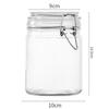 Clear Glass Storage Jars