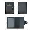 Women Men Fashion Business Passport Covers Holder Multi-Function ID Bank Card PU Leather Wallet Case Travel Accessories