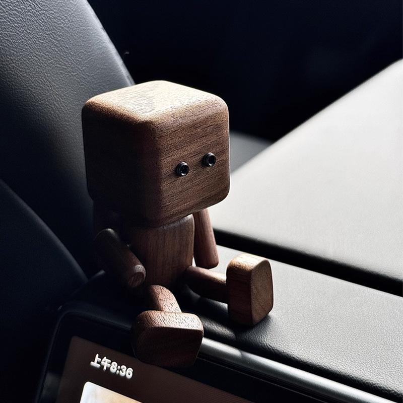 Shake Legs Wooden Car Air Outlet Can Place Aromatherapy Ornaments Shake Legs