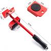 300KG Heavy Duty Furniture Lifter Transport Mover Lifter Slides Wheel Easy Furniture Mover Tool Set Wheel Roller Bar Hand Tools