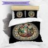 Royal Cat Kingdom Pattern Bedding,Quilt Set Quilt Cover Pillowcase Home Birthday Gift (1*duvet Cover+2*pillowcase,without Core)