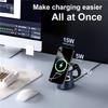 5 In 1 Magnetic Wireless Charger Stand Speaker Night Light Fast Charging Station For Magsafe iPhone 16 15 14 Apple Watch Airpods