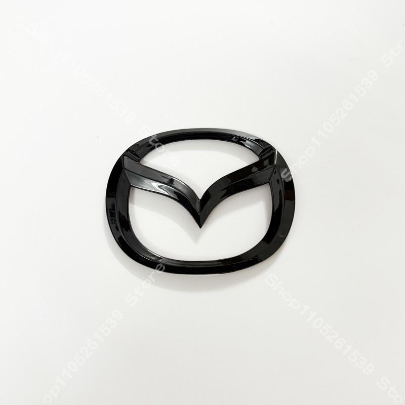 ABS Car Logo Front Grille Rear Trunk Steering Wheel Decoration Sticker For MAZDA2 2009- 2011-2015 16 17-2025 2026 MAZDA2 Emblem BBF3