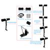 Bed Sit Ups Bar Adjustable Portable Lightweight Crunches Abdomen Trainer for Home Office Travel