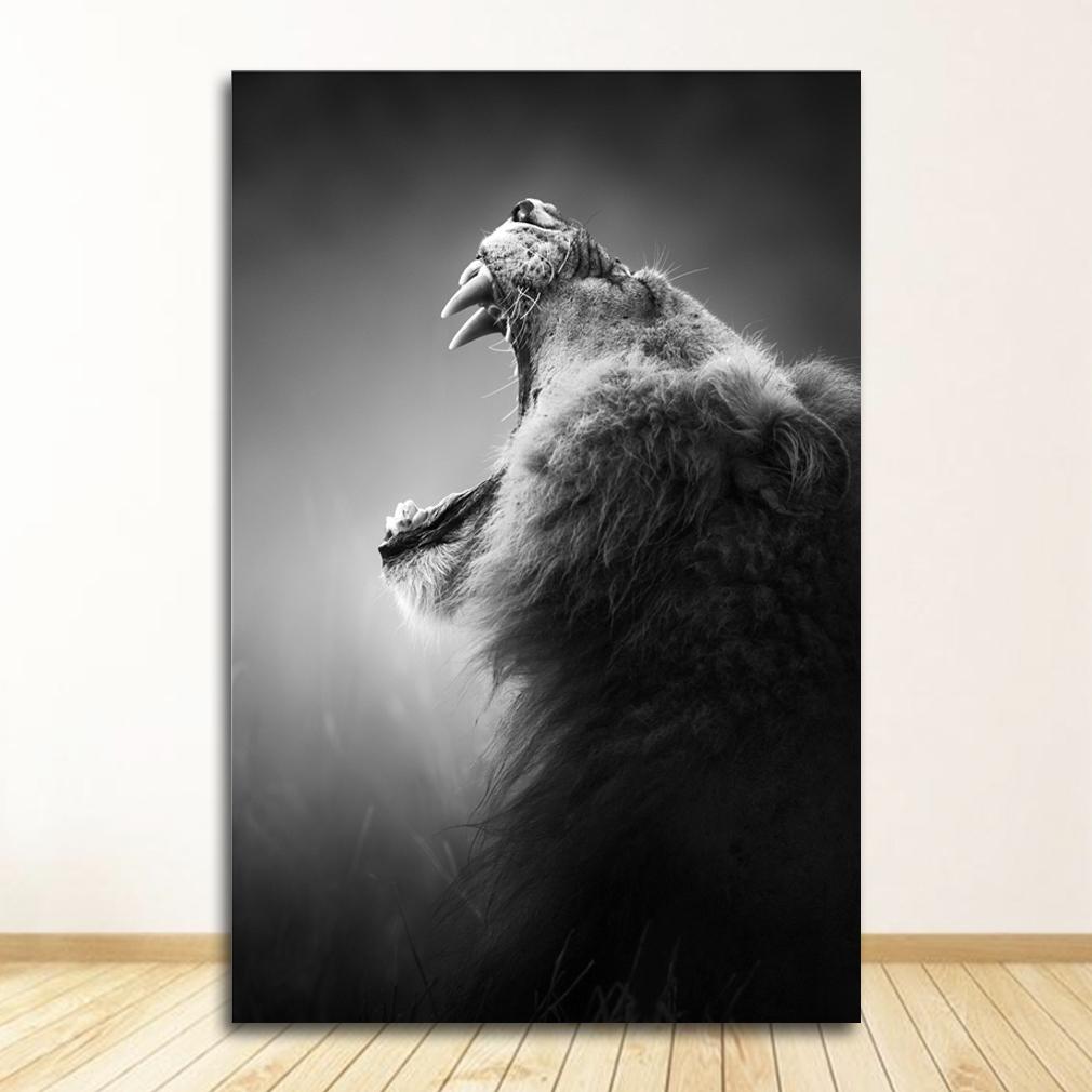 Bilder für Wohnzimmer Dekoration Home Decor Tier Leinwand Malerei Wand Kunst Löwe Elefant Pferd Poster und Drucke Wand