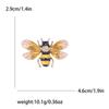 Drip Oil Painted Bee Brooch Delicate Gay Insect Corsage