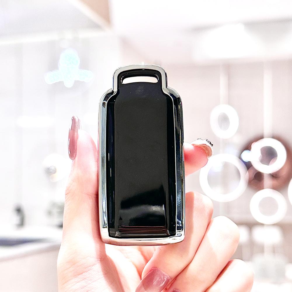 For Mitsubishi Lancer Eclipse Outlander Mirage Keyless Entry TPU Auto Keyless Protector Shell Fob Holder Smart Key Case Cover