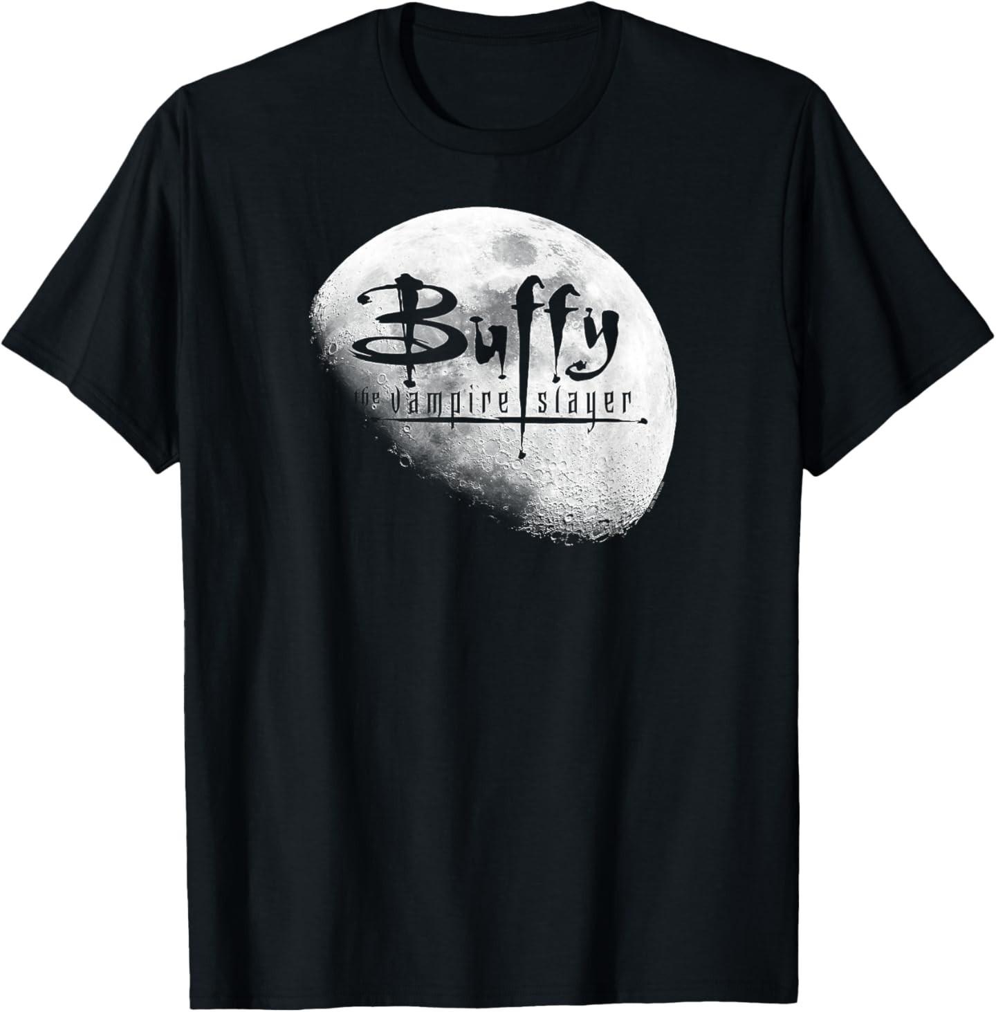 Buffy The Vampire Slayer Full Moon Opening Credits TV Show T-Shirt S разноцветный