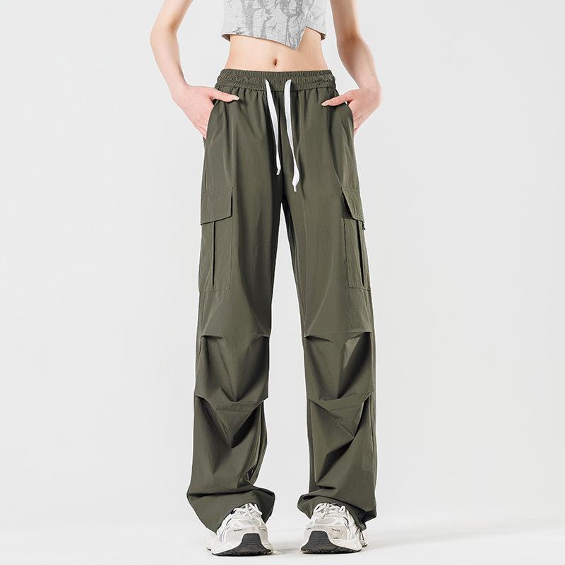 Hip Hop Street Overalls Mens Multi Pocket Loose Straight Leg American Cargo Pants Retro Fashion Streetwear Harajuku Couple Trousers