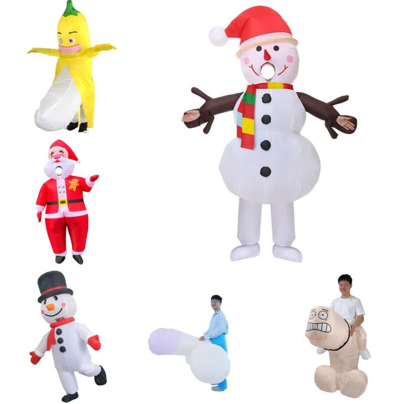 Inflatable Purple Eggplant Potato Costume For Adults Fun Party Dress Up Outfit