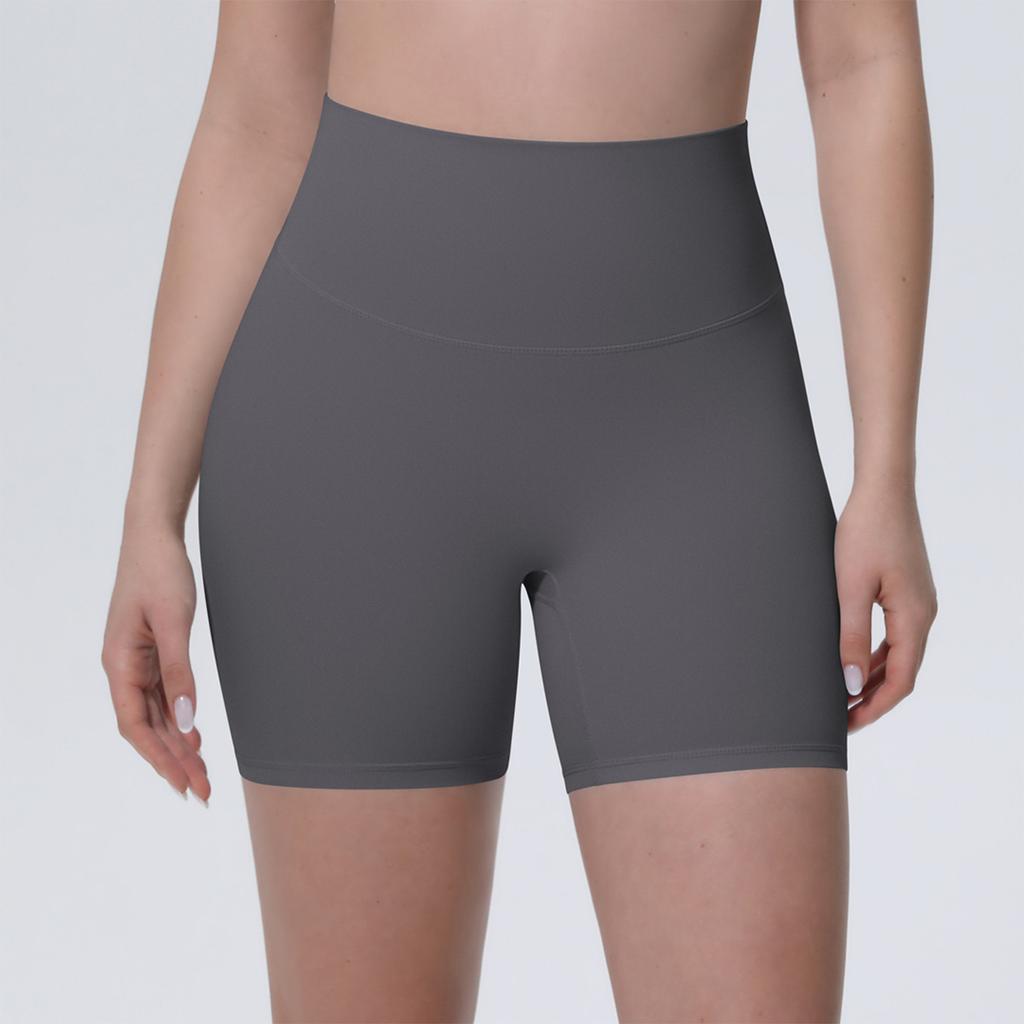 Women High Waist Yoga Shorts Seamless Stretchy Athletic Biker Shorts for Running Workout Gym Fitness Training