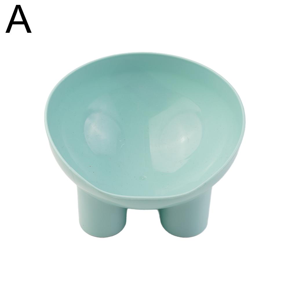 Macaron Colored Elephant Leg Dog Cat Bowl Neck Protection Slanted Mouth Cat Feeder Anti Tipping Feeding Bowl for Pet Supplies