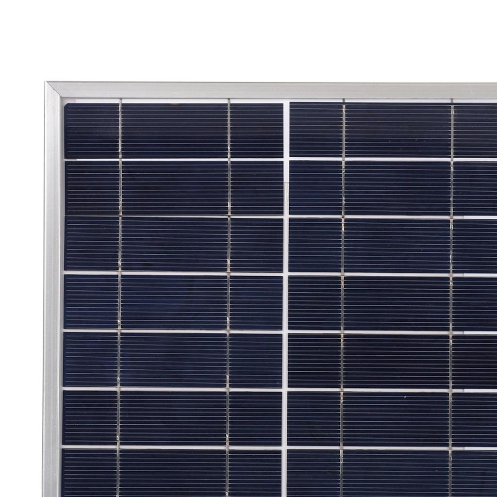 10W Framed Polycrystalline Solar Panel Kit with Controller - 12V/18V
