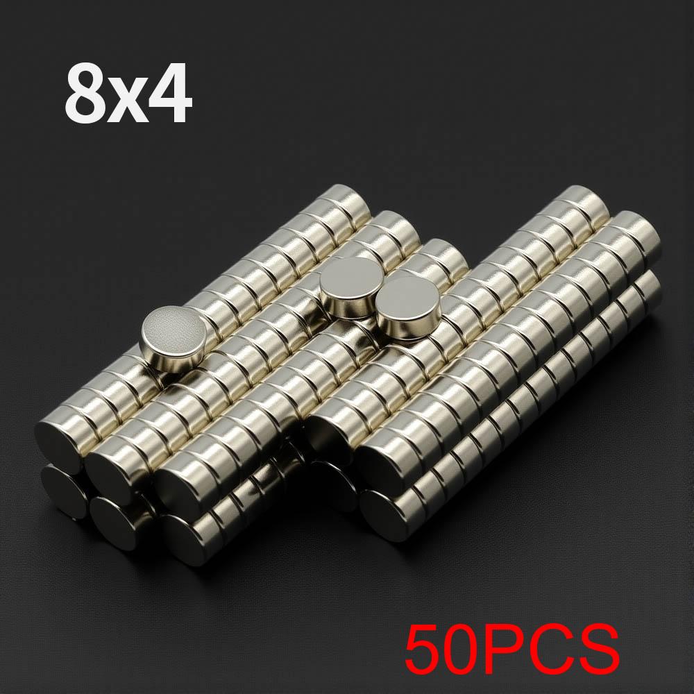 Powerful Neodymium Magnet N35 NdfeB Permanent Magnetic imanes Round Super Strong Fridge Magnets DIY 3x4 5x4 8x4 12x4 15x4 20x4mm
