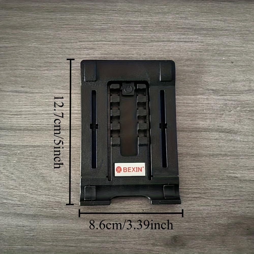 1pc Heavy Duty Foldable Tablet & Panel PC Stand with Rugged Clip Holder, Portable Desktop Mount Bracket Compatible for iPad