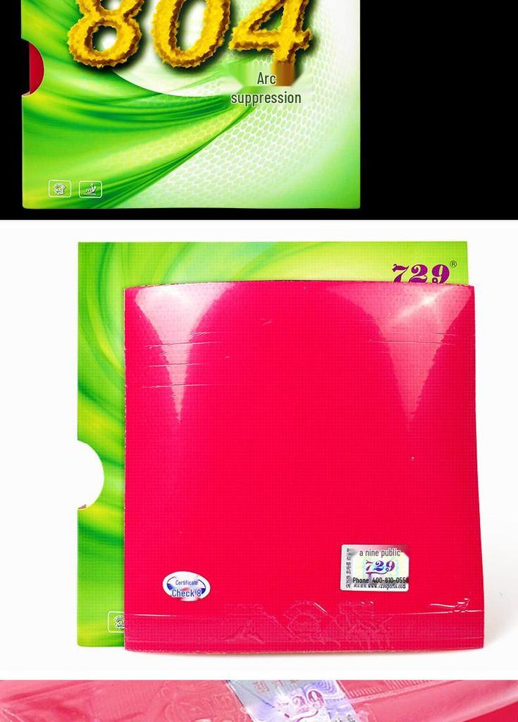 Friendship 729 Anti-spin 804 Table Tennis Rubber - Defensive Backhand Cover