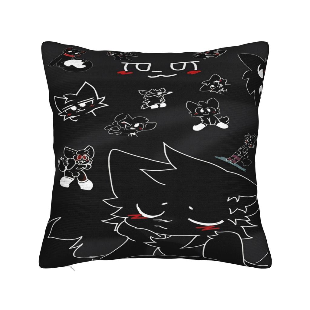 Living Room Decor Boykisser Silly Cat Pillowcase Merch Pillow Covers Zipper Multiple Sizes