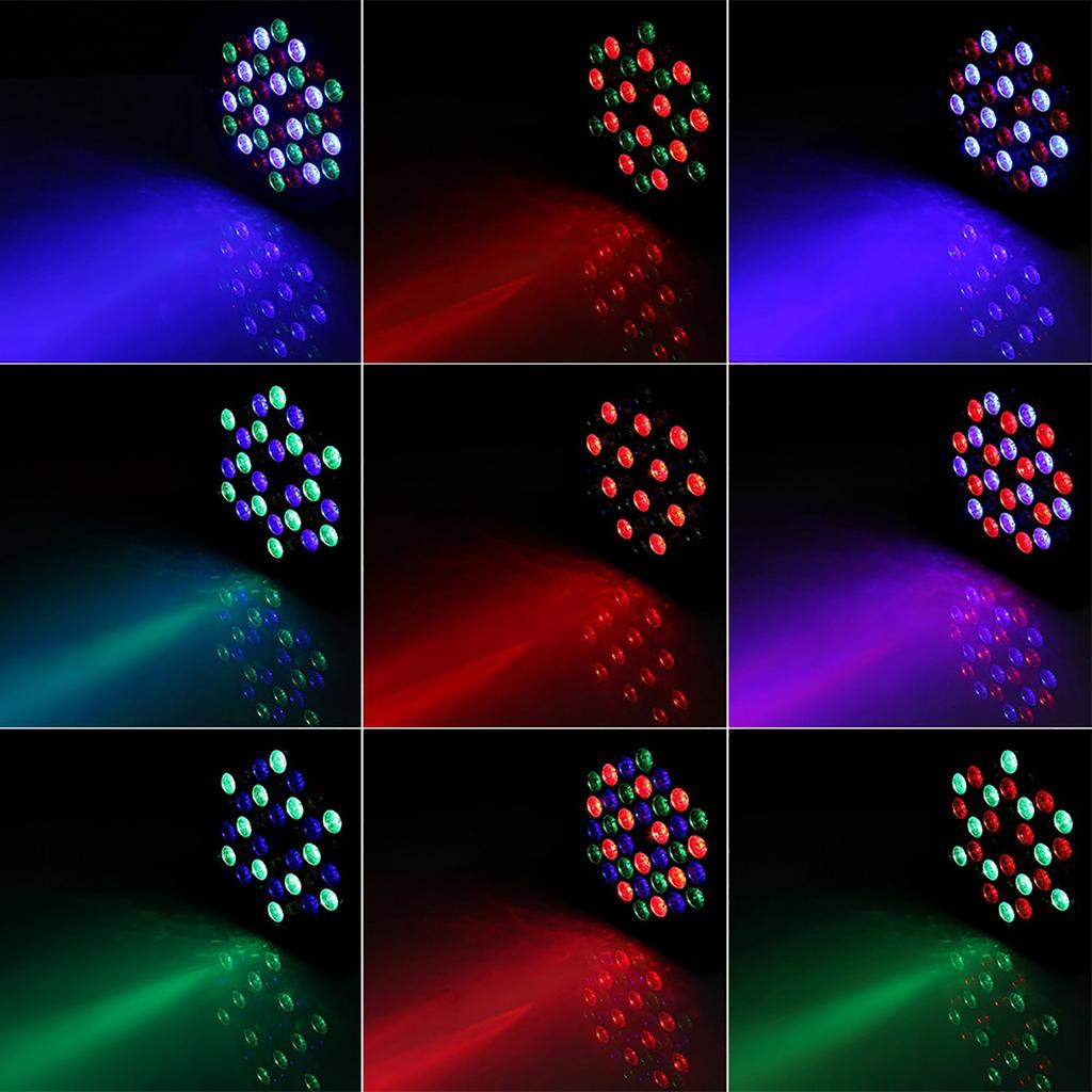72W 36LED RGB Stage Light Party Disco Club Lamp DMX512 with Remote Control  ~