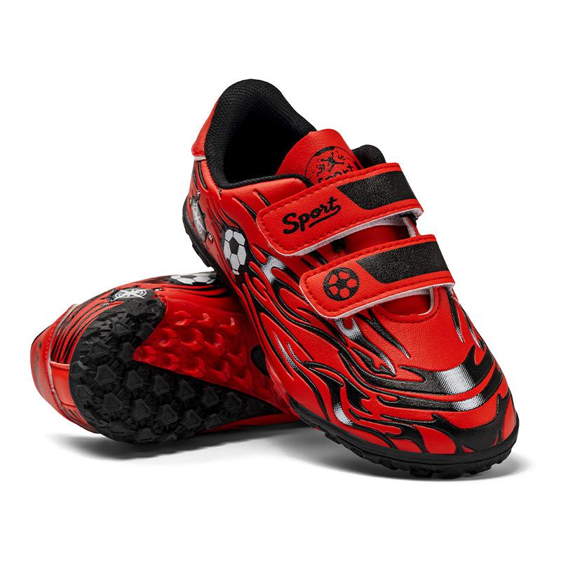 Children's Football Shoes AG Long Nails TF Broken Nails Student Campus Game Training Football Shoes Middle and Old Children's Velcro Sneakers