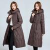 Women's Winter Cold Warm Padded Long Jacket Female Casual Hooded Warm Parker Clothes