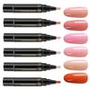 6 Pezzi Penna Gel per Unghie 3 in 1 Multicolore 5ml Asciugatura Rapida Senza UV Design per Unghie Fai-da-Te Colori Durevoli Set di Pennelli per Pittura Manicure