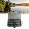 2PCS Clear Transparent Lid Fishing Lure Storage Case Fishing Lure Box  for Anglers