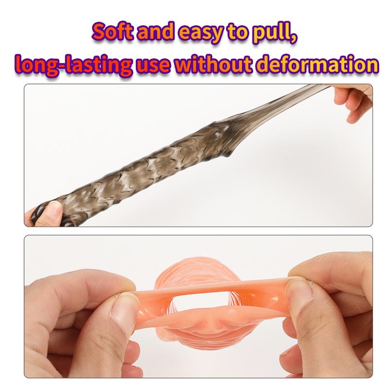 Male Realistic Penis Sleeve Extender Cock Sleeve Dick Enlargement Delay Ejaculation Cock Ring Reusable Condom Sex Toys For Men