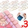 3-1Pcs Paper Clips Metal Pen Holder Clips Multi-functional Fix Clips Journal Document Clip Notebook Pin Pocket Accessories