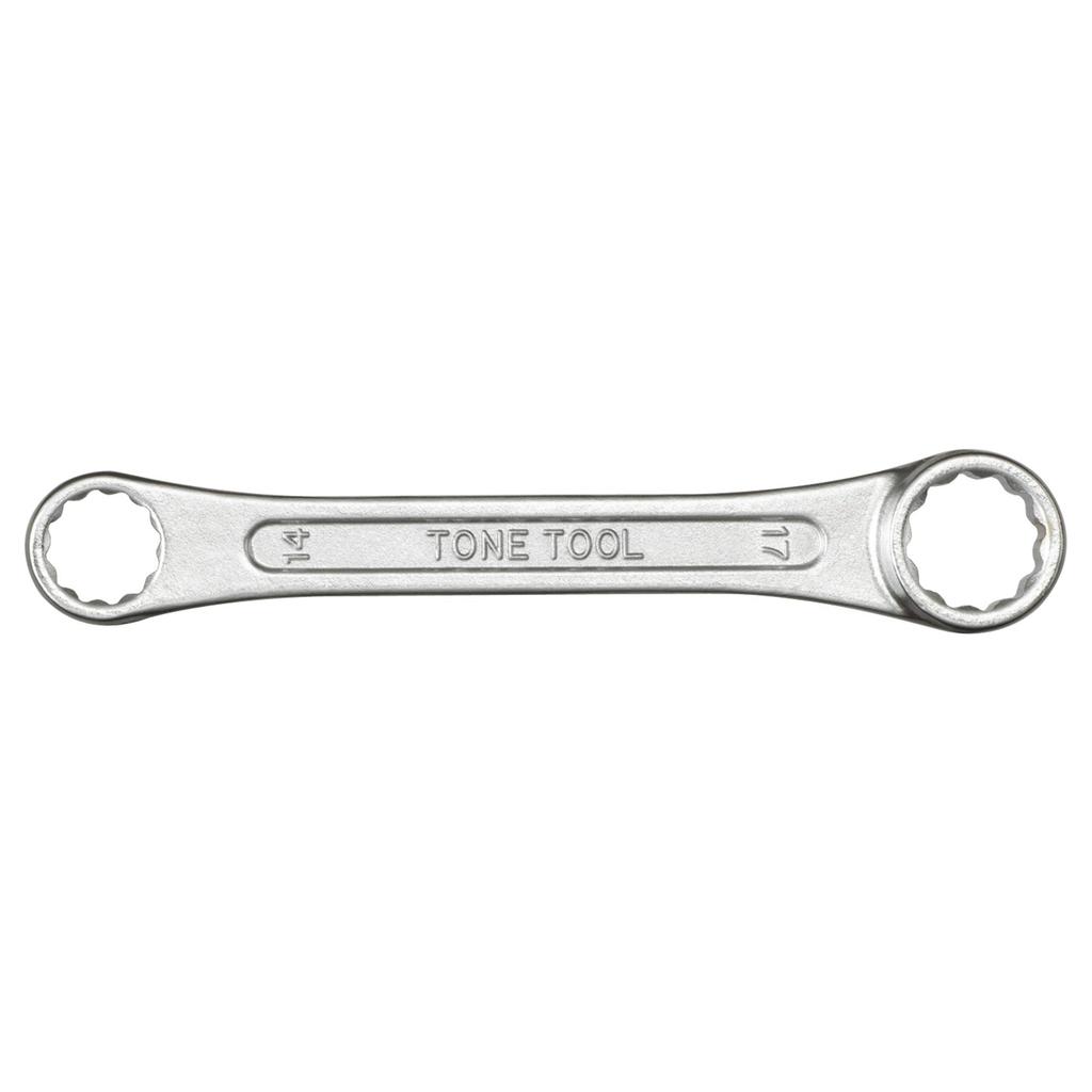 TONE Short Combination Wrench 14 X 17 Mm (Straight) HPM03-1417, (Wrench Size)
