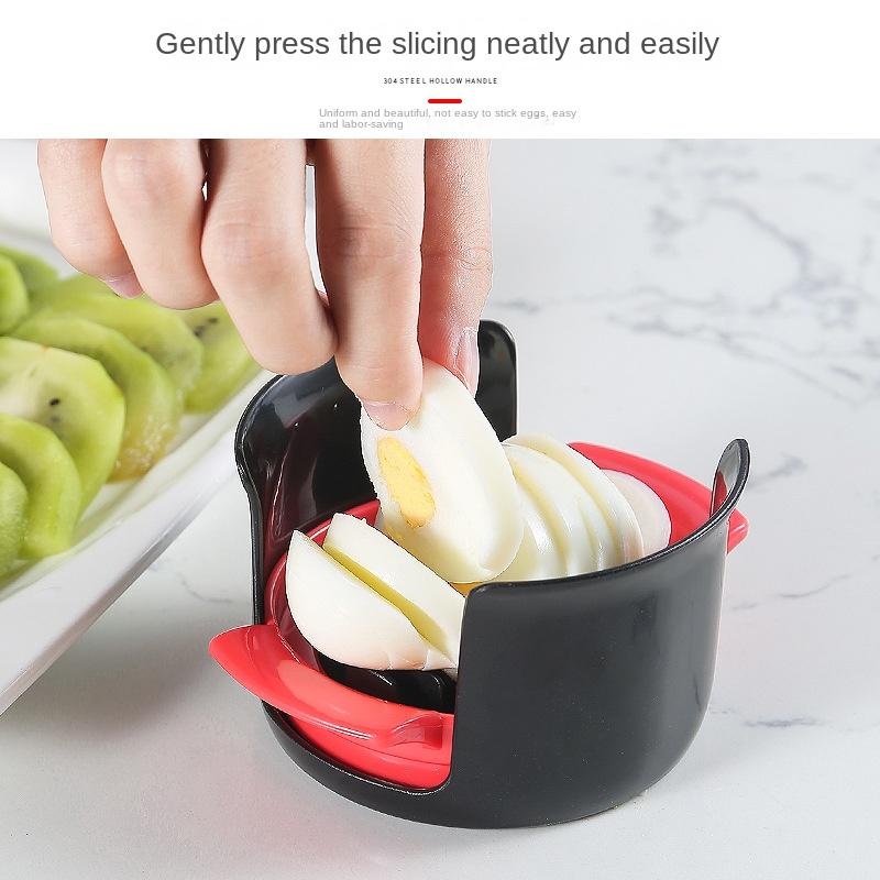 three-in-one ABS egg cutter 304 egg cut pine flower cutter kitchen gadget pine flower egg cutter