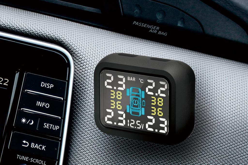 Kashimura NKD-258 Air Pressure Sensor for Checking Tire Pressure and Temperature in Your Car!