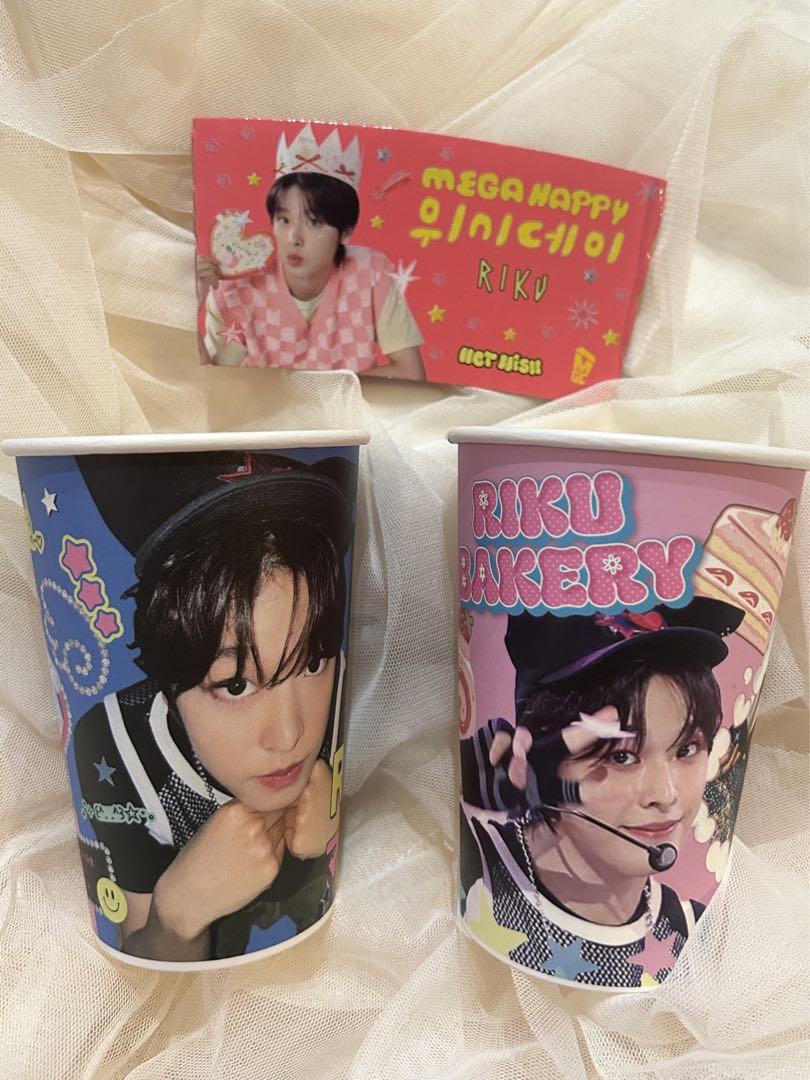 

[USED] NCTWISH Riku Birthday Cafe Master Goods & Mega Coffee Sleeve