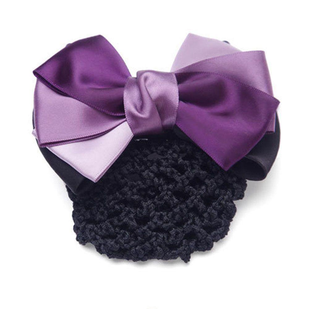 Nurses Bowknot Bowknot Ribbon Satin Hair Accessories Bun Net Snood Bun Maker Occupation Headdresses